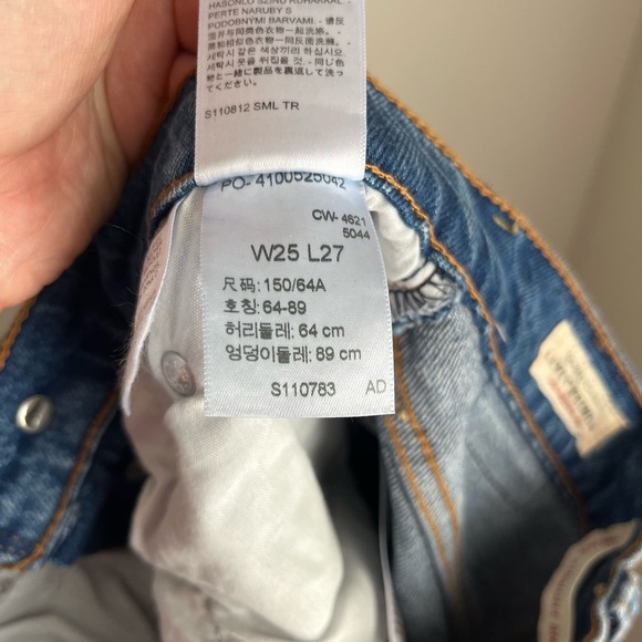 Levi's Blue Ankle & Cropped Jeans - Picture 10 of 10